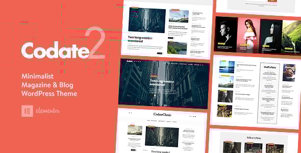 Codate 2.0 - Modern Magazine and Blog WordPress Theme