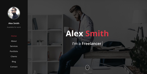 CodeX 4.0 - Personal Portfolio  Resume  CV  vCard Template