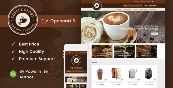 Coffee 2.0.1.1 - Opencart Responsive Theme