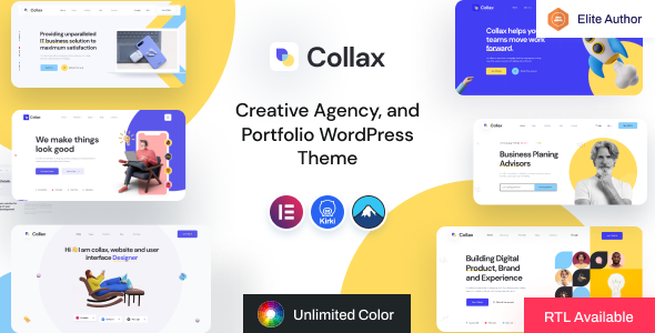 Collax 1.1.6 - Creative Agency WordPress Theme