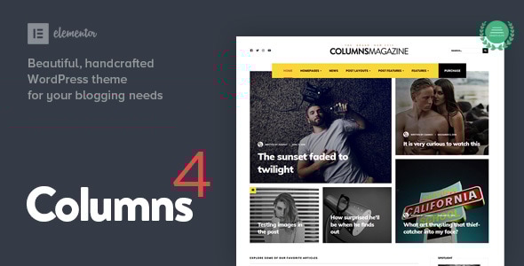 Columns 4.1 - Impressive Magazine and Blog WordPress Theme