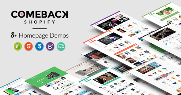 Comeback 1.0.3 - Advanced Shopify Theme Option  Drag and Drop Page Builders