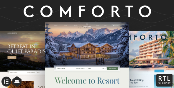 Comforto - Hotel Booking WordPress Theme