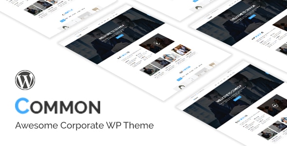 Common- 3.0 - One Page and Multipage WordPress Theme