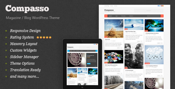 Compasso 1.5 - Masonry Magazine Theme