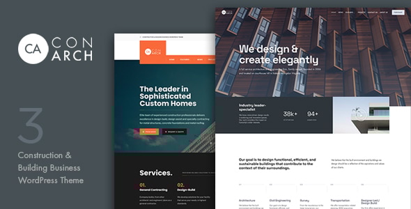 ConArch 3.1 - Construction & Building Business WordPress Theme