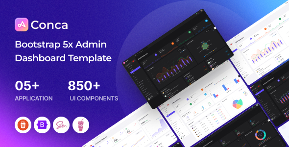 Conca - Bootstrap 5 Admin Dashboard Template
