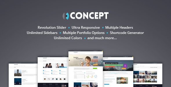 Concept 6.0.0 - Multi-Purpose Wordpress Theme