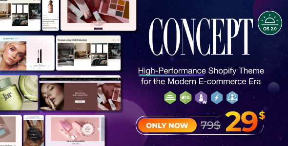 Concept - Sleek Optimal Shopify Theme OS 2.0
