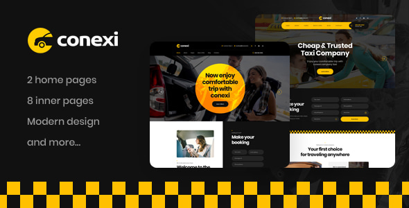 Conexi - Taxi Booking Service WordPress Theme  RTL