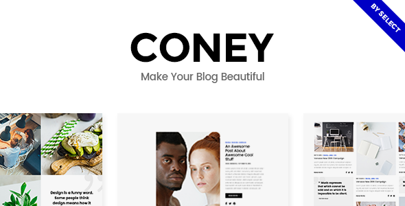 Coney 1.8 - Blog WordPress Theme