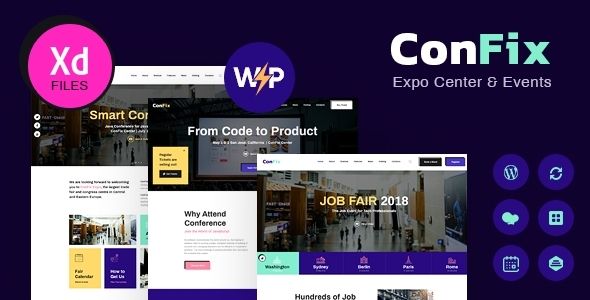 ConFix 1.0.13 - Expo & Events WordPress Theme