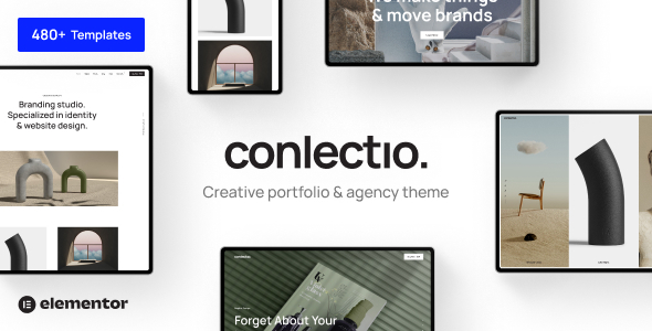 Conlectio 4.98 - A Creative Mimimal Portfolio & Agency WordPress Theme