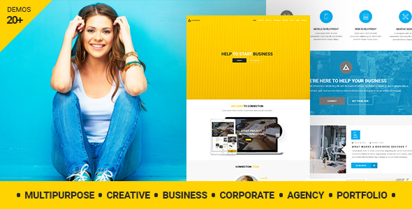 Connection  Creative Agency WordPress Theme