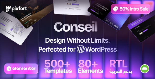 Conseil  Business & Multipurpose Elementor WordPress Theme