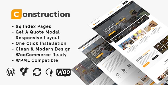 Construction 5.1 - Building Business and Renovation WordPress Theme