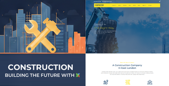 Construction - E-commerce Building MODX Theme