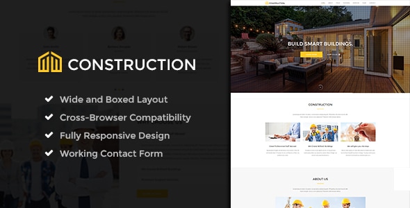Construction Firm - Ultimate Construction Company Template