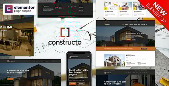Constructo 1.0 Construction WordPress Theme