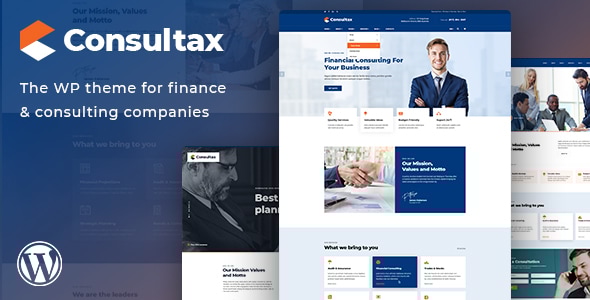 Consultax 1.2.4 - Financial & Consulting WordPress Theme