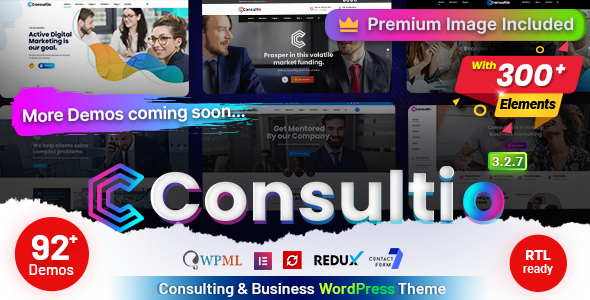 Consultio 6.9 - Consulting Corporate WordPress Theme