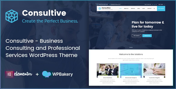 Consultive 2.6 - Business Consulting and Professional Services WordPress Theme