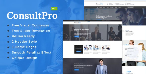 ConsultPro  Finance and Consultancy WordPress Theme