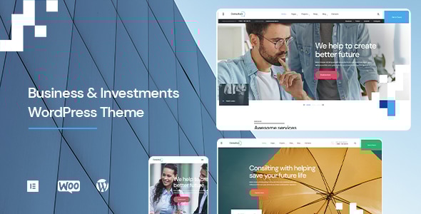 Consultum  Corporate Business & Investments WordPress Theme