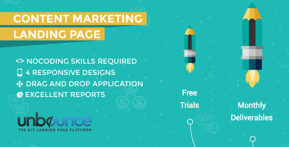 Content Marketing Unbounce Landing Page
