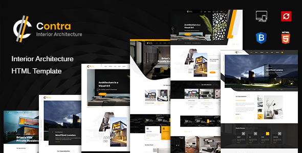 Contra  HTML Template for Architecture Construction and Interior Design