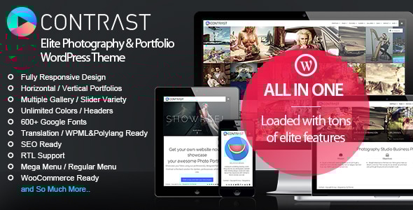 CONTRAST 4.4 - Elite Photography & Portfolio Theme