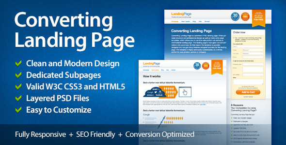 Converting Landing Page