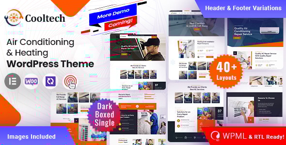 Cooltech 8.0 - Air Conditioning WordPress Theme