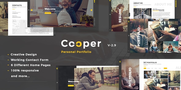 Cooper 17.07.2023 - Creative  Responsive Personal  Portfolio
