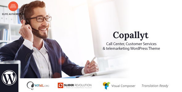 Copallyt  Call Center & Telemarketing WordPress Theme