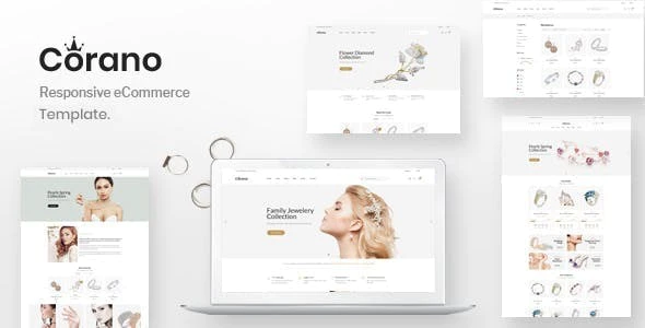 Corano 5.3.7 - Jewelry Store Website template