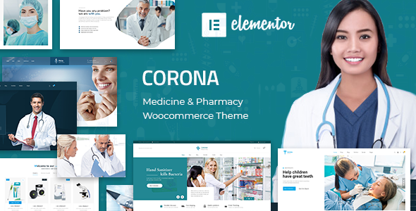 Corona 6.8.2 - Medical Pharmacy WooCommerce WordPress Theme