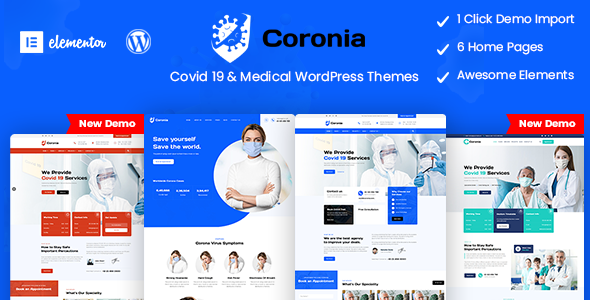 Coronia 2.1 - Medical and Health Care WordPress Theme