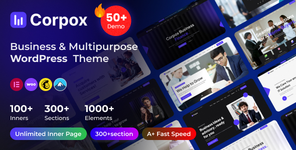 Corpox - Business & Multipurpose Elementor WordPress Theme