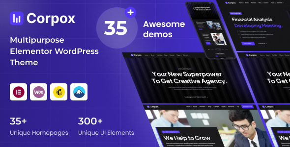 Corpox - Multipurpose Elementor WordPress Theme