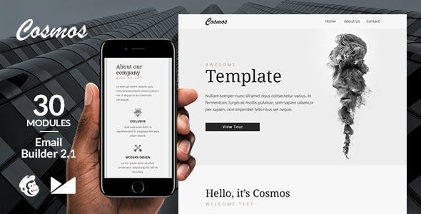 Cosmos Email Template  Online Emailbuilder 2.1