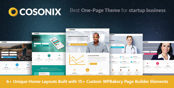 Cosonix 9.9.0 - One-Page Theme for eBook App and Agency