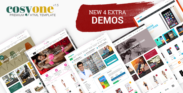 CosyOne 1.5 - Furniture Interior Drugstore Lingerie Electronics Clothing HTML Template
