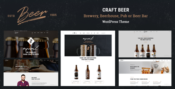 Craft Beer 6.9 - Brewery & Pub WordPress Theme
