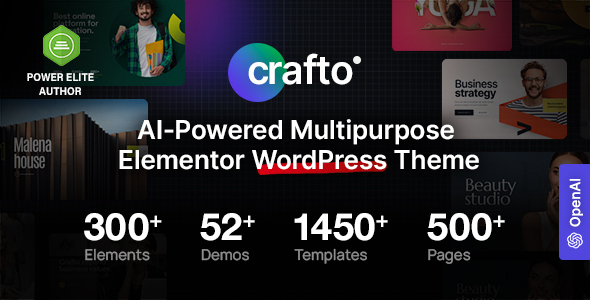 Crafto 8.3 - AI-Powered Multipurpose WordPress Theme