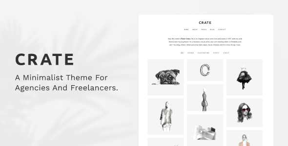Crate 1.2.0 - Minimalist WordPress Theme
