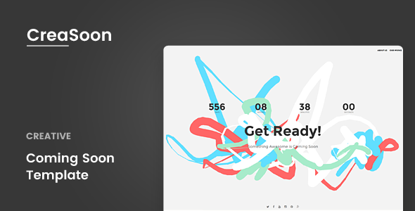 CreaSoon 1.0.1 - Creative Coming Soon Template