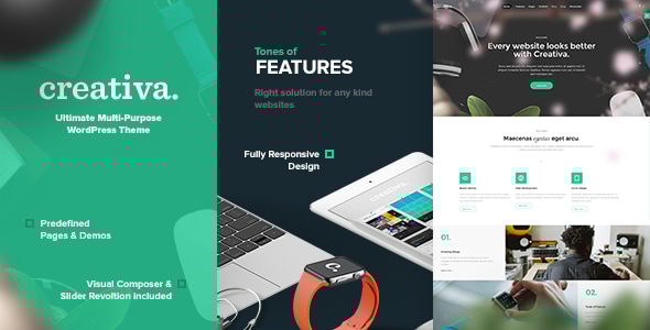 Creativa - Multi-Purpose WordPress Theme