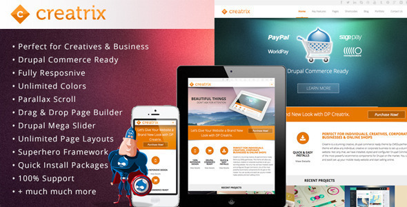 Creatrix - Drupal Commerce Multipurpose Theme