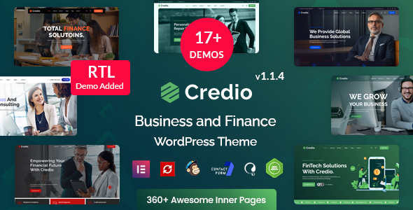 Credio 6.8 - Business and Finance WordPress